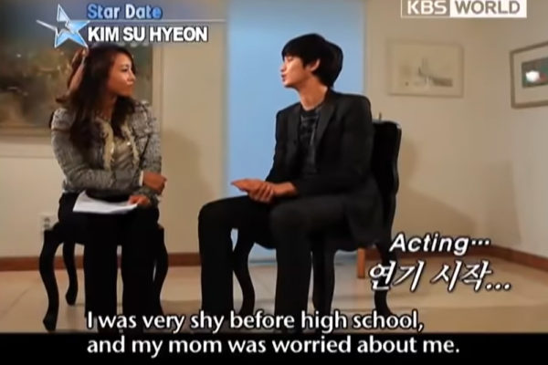 Mẹ Soo Hyun đã giúp anh bắt đầu sự nghiệp diễn xuất